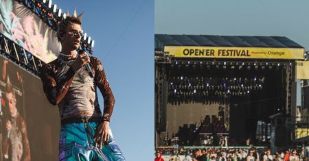 Machine Gun Kelly musiał przerwać koncert na Open'erze. Publiczność nie dopisała (WIDEO)