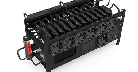 Alphacool prezentuję obudowę dla koparki kryptowalut z opcją montażu chłodzenia LC