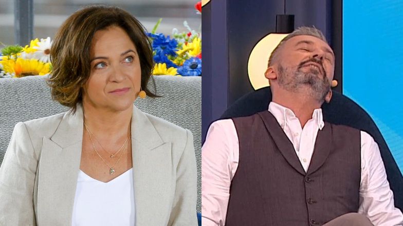 Ewa Drzyzga i Krzysztof Skórzyński musieli wybrnąć z dzisiejszej wpadki w programie "Dzień Dobry TVN"