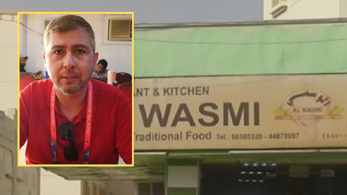 W restauracji dziennikarz zamówił cztery różne potrawy