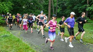 Parkrun Bydgoszcz. Pogoda nie odstraszyła biegaczy. Zobaczcie zdjęcia z sobotniego treningu