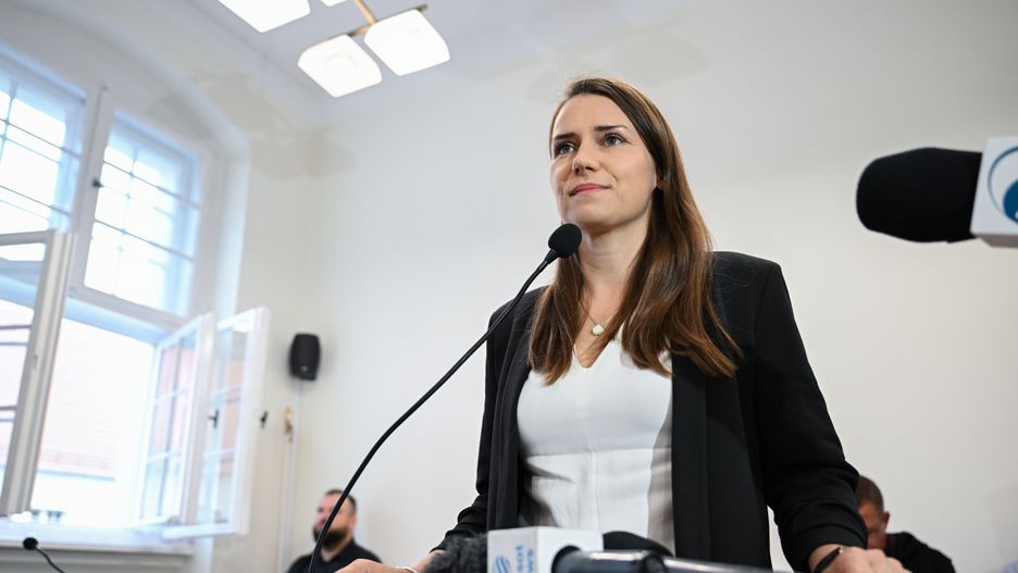 Agnieszka Pomaska
Gdańsk, 02.10.2023. Posłanka KO Agnieszka Pomaska  podczas rozprawy w trybie art. 111 Kodeksu Wyborczego z powództwa posłanki Agnieszki Pomaskiej przeciwko eurodeputowanej Annie Zalewskiej