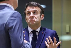 Macron mówi, by "nie upokarzać Rosji". Ale propaganda Kremla nie ma dla niego litości