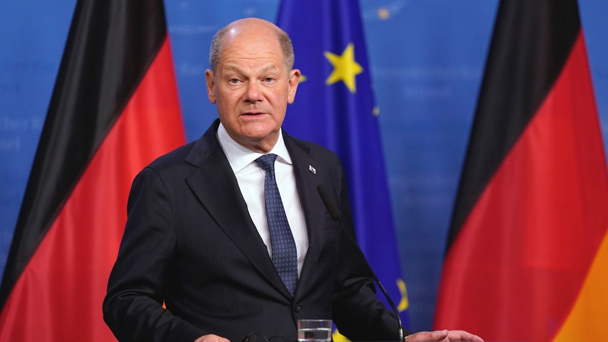 Na zdjęciu kanclerz Niemiec Olaf Scholz
