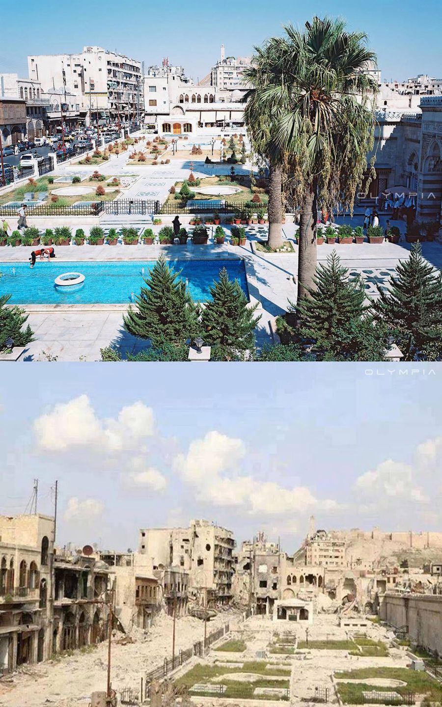 Syria przed i po wojnie - przerażające zdjęcia ukazujące zniszczenia i dramat mieszkańców 24