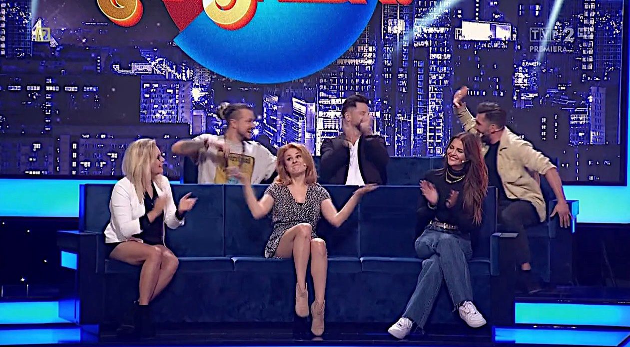 Kadry z programu "Anything Goes. Ale jazda!" TVP