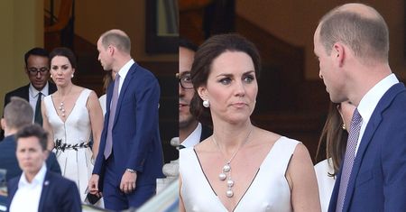 Bankiet na cześć Williama i Kate: Księżna wystąpiła w sukni Gosi Baczyńskiej! (ZDJĘCIA)