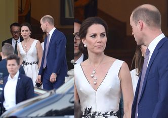 Bankiet na cześć Williama i Kate: Księżna wystąpiła w sukni Gosi Baczyńskiej! (ZDJĘCIA)