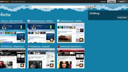 Skomponuj stronę startową z Sitehoover 1