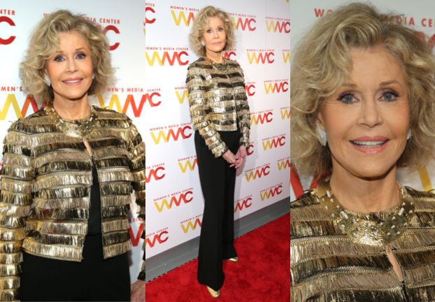 Szczęśliwa Jane Fonda błyszczy na gali Woman's Media Awards