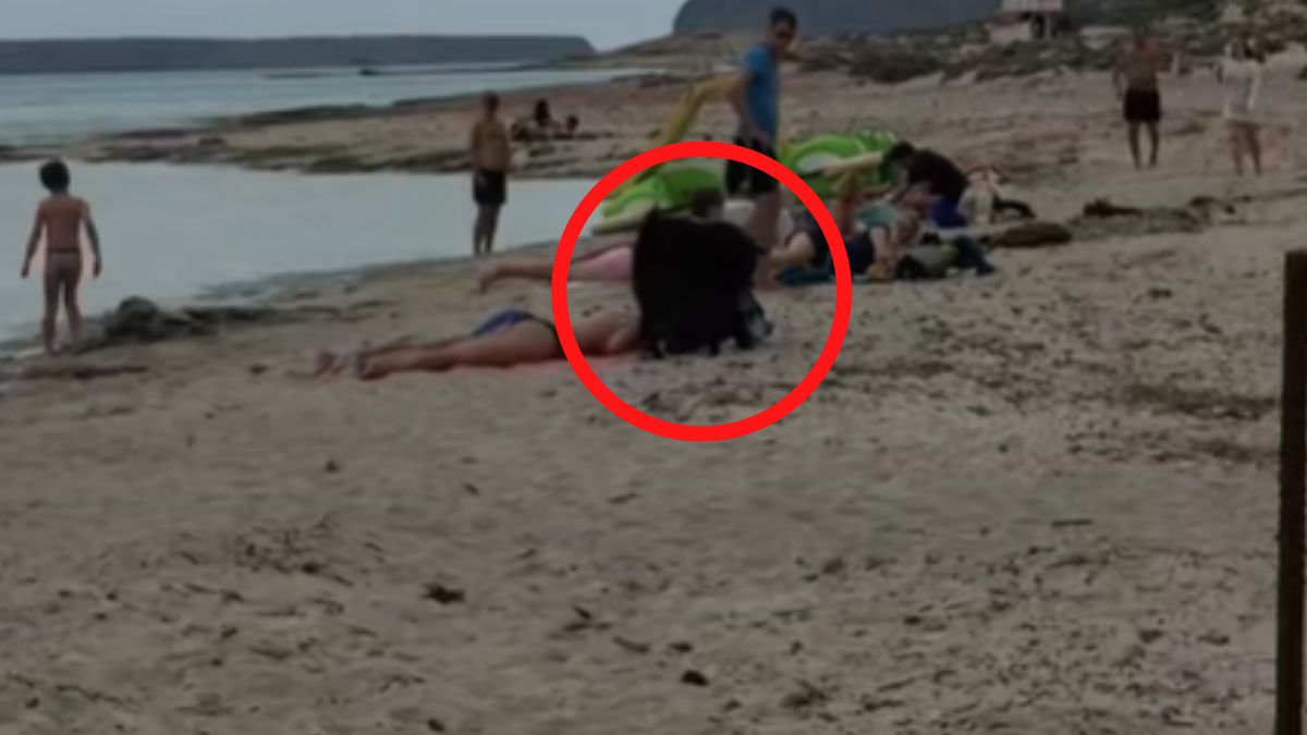 Pojechała do Grecji. Na plaży spotkała... kozę.