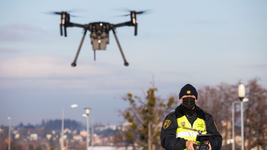 Bielsko-Białą. dzięki dronowi udało się namierzyć truciciela.