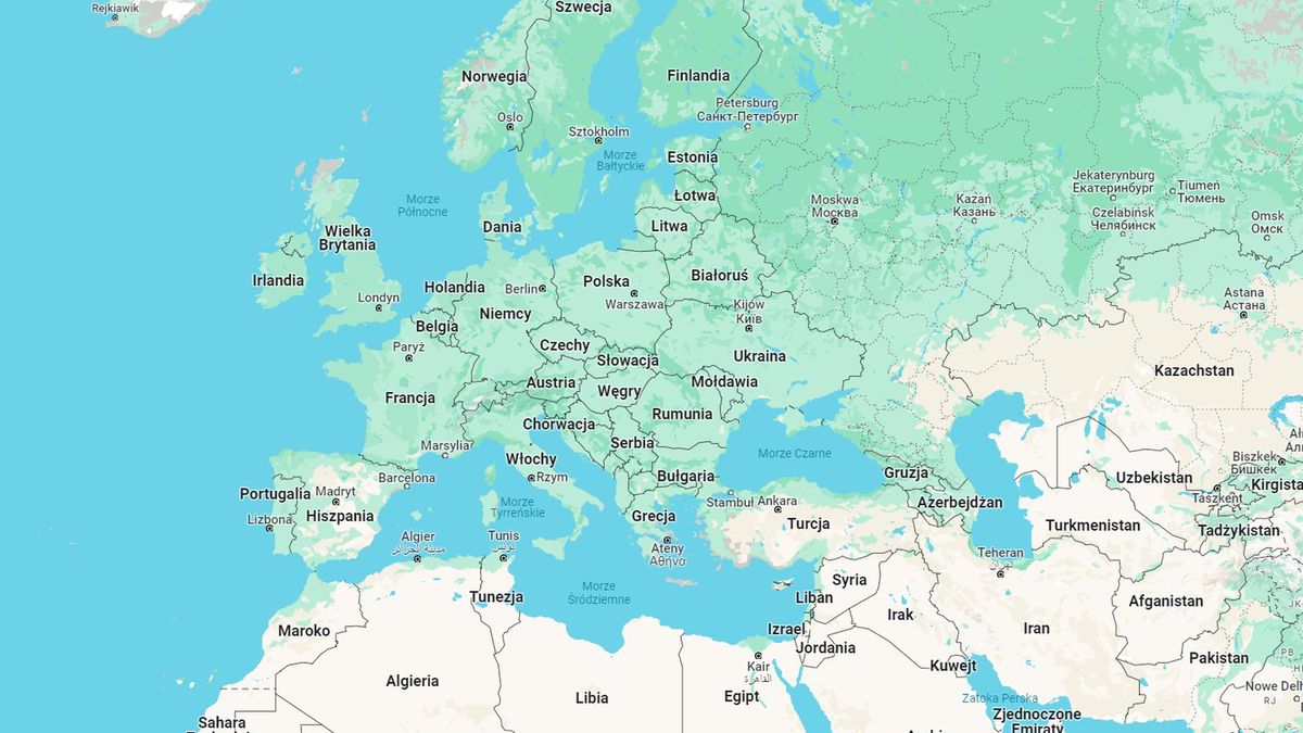 Mapy Google w odświeżonych kolorach