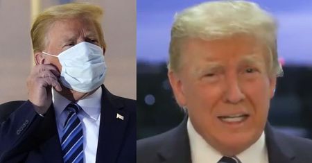 Donald Trump wyszedł ze szpitala, ŚCIĄGNĄŁ MASECZKĘ i ogłosił: "NIE BÓJCIE SIĘ WIRUSA"