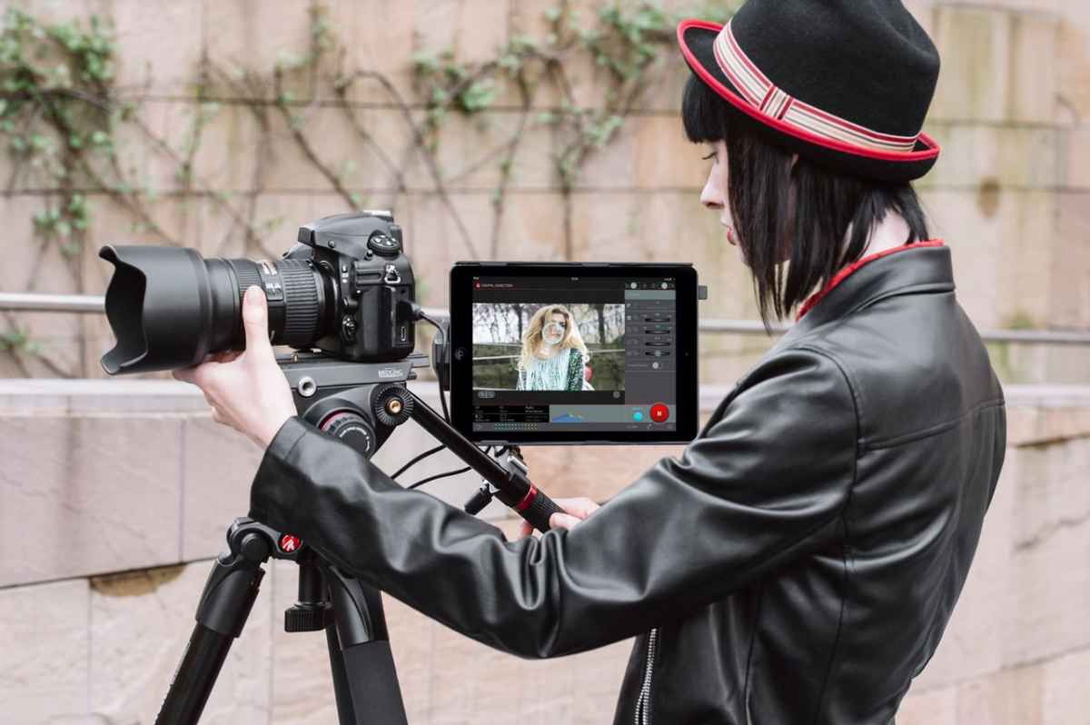 iPad gigantycznym ekranem aparatu dzi�ęki Manfrotto Digital Director