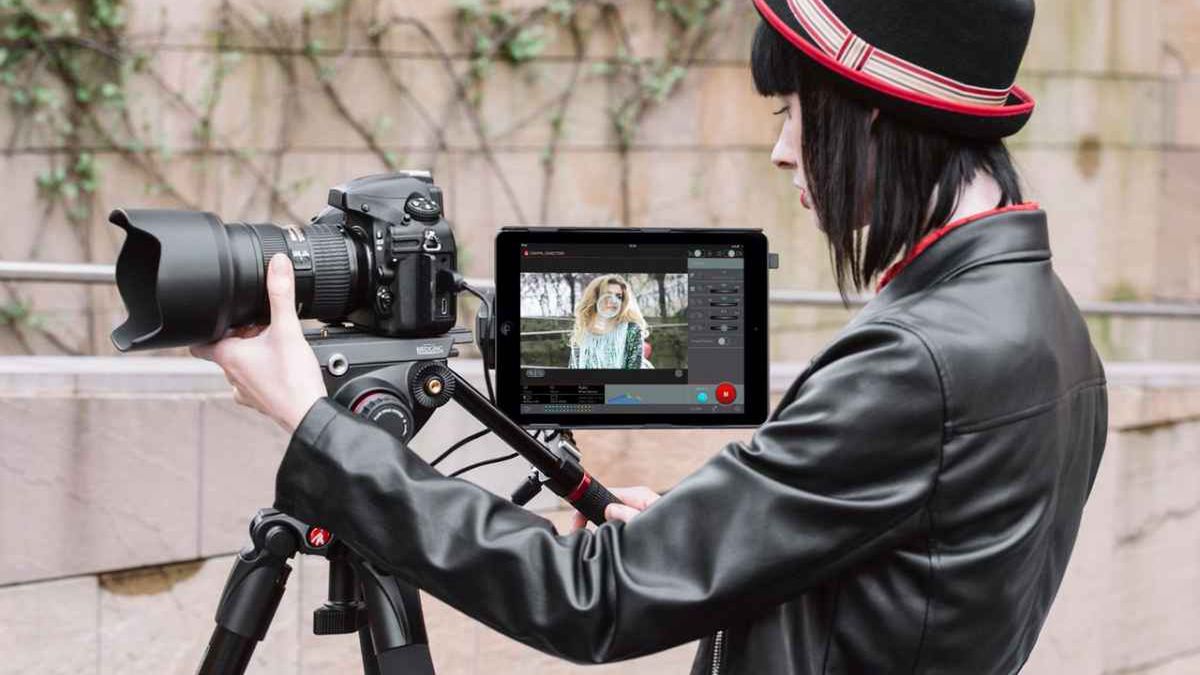 iPad gigantycznym ekranem aparatu dzięki Manfrotto Digital Director 1