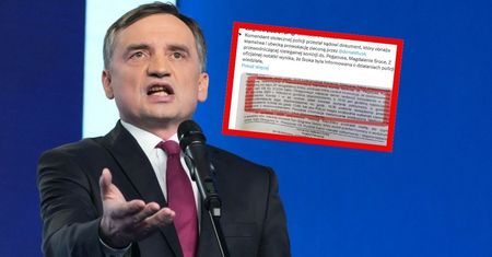 Ziobro o "ubeckiej prowokacji". Publikuje fragment notatki KSP