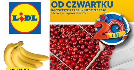Lidl nowa gazetka 23.06-26.06. Promocje w Lidlu od czwartku 23 czerwca