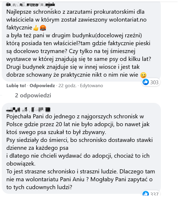 Internauci o schronisku w Bystrym