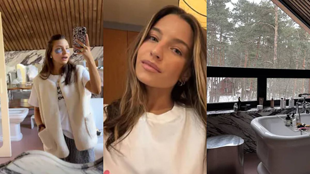 Julia Wieniawa i jej domek w lesie