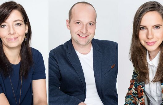 Marta Bierca, Robert Wierzbicki i Agata Kępińska w zespole jakościowym GfK Polonia