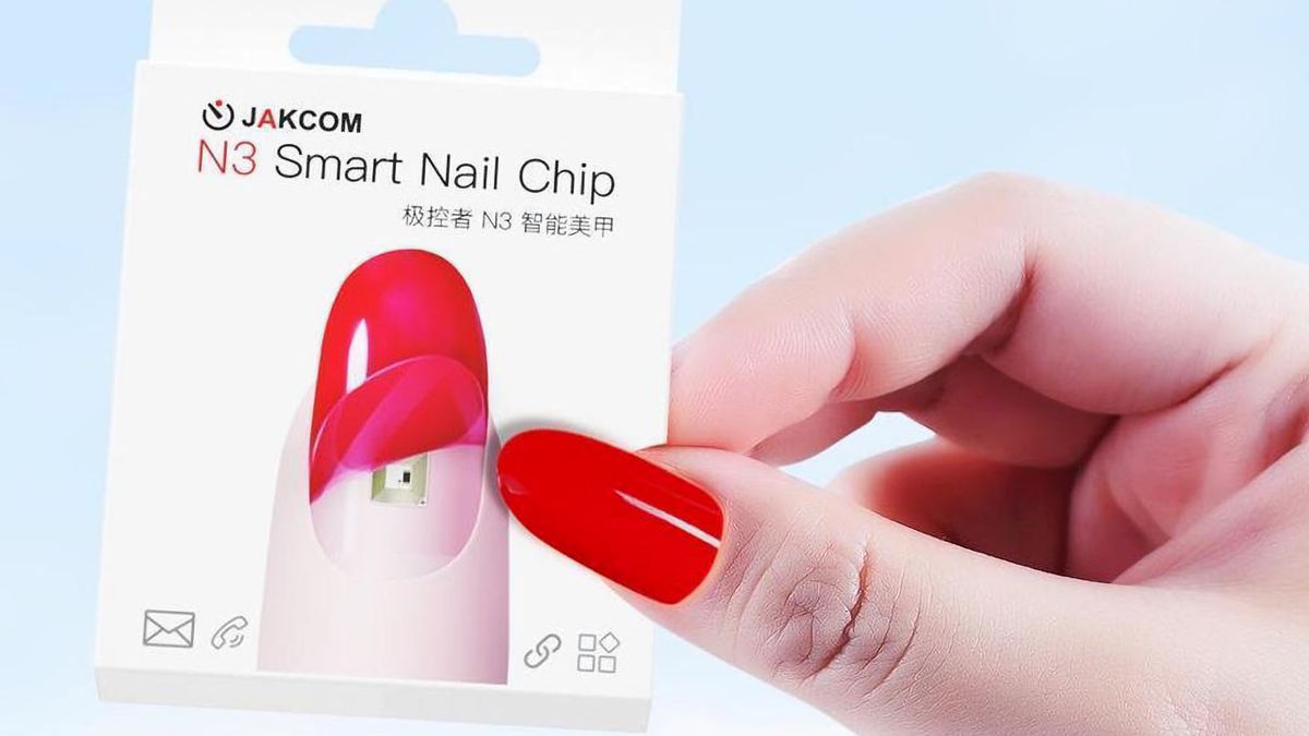 Jakcom N3 Smart Nail Chip. Tag NFC, który można umieścić pod lakierem do paznokci. Ma wiele zastosowań 1