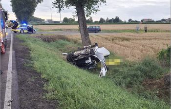 Śmiertelny wypadek na DW 416. Nie żyje 28-latek