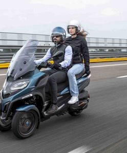Nowe Piaggio MP3 530 zaskakuje mocą. Wystarczy prawo jazdy kat. B