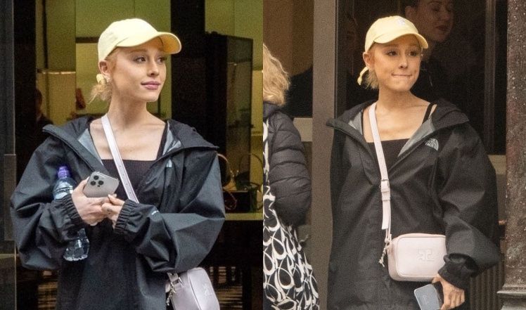 Ariana Grande BUSZUJE po sklepach w Londynie