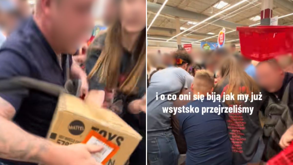 Nagranie z Auchan.