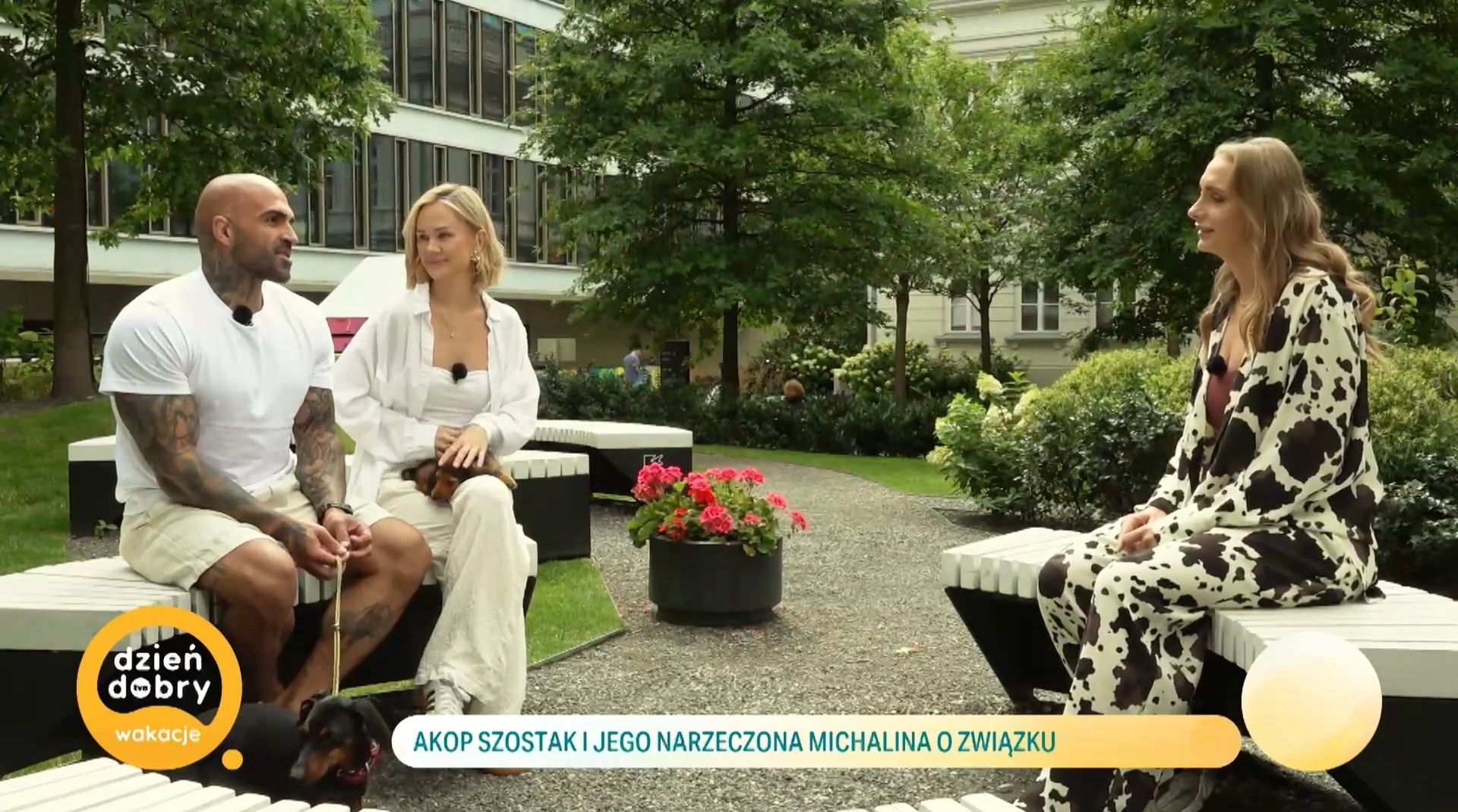 Akop Szostak i Michalina Zagórska w "Dzień Dobry TVN"