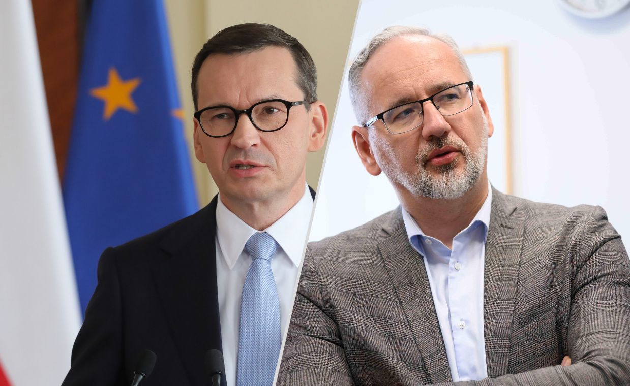 Mateusz Morawiecki i Adam Niedzielski