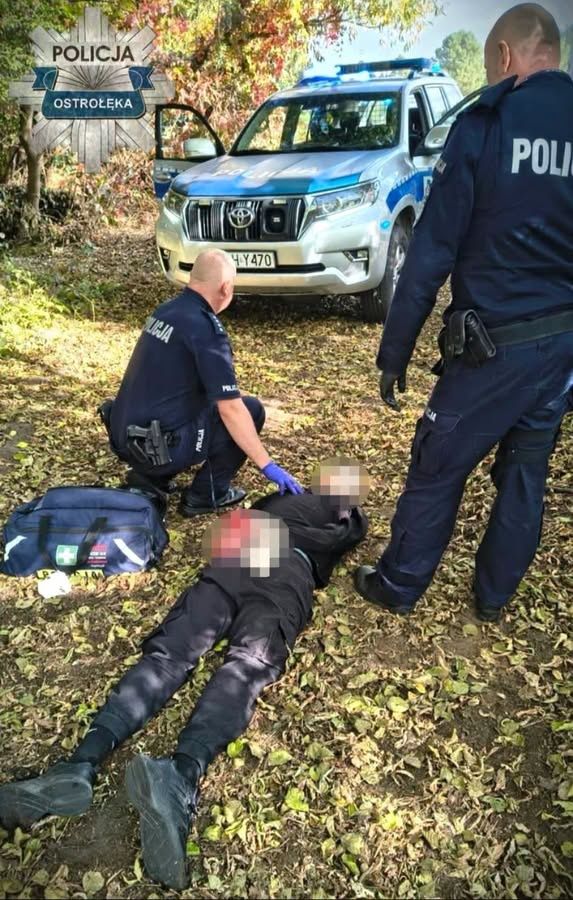 Zatrzymanie nożownika który zaatakował w szkole 