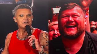 Robbie Williams ŻARTUJE, że wypatrzył w Poznaniu fana, z którym... PRZESPAŁ SIĘ w latach 90.! "Prawie go nie rozpoznałem, bo ma teraz BRODĘ" (WIDEO)