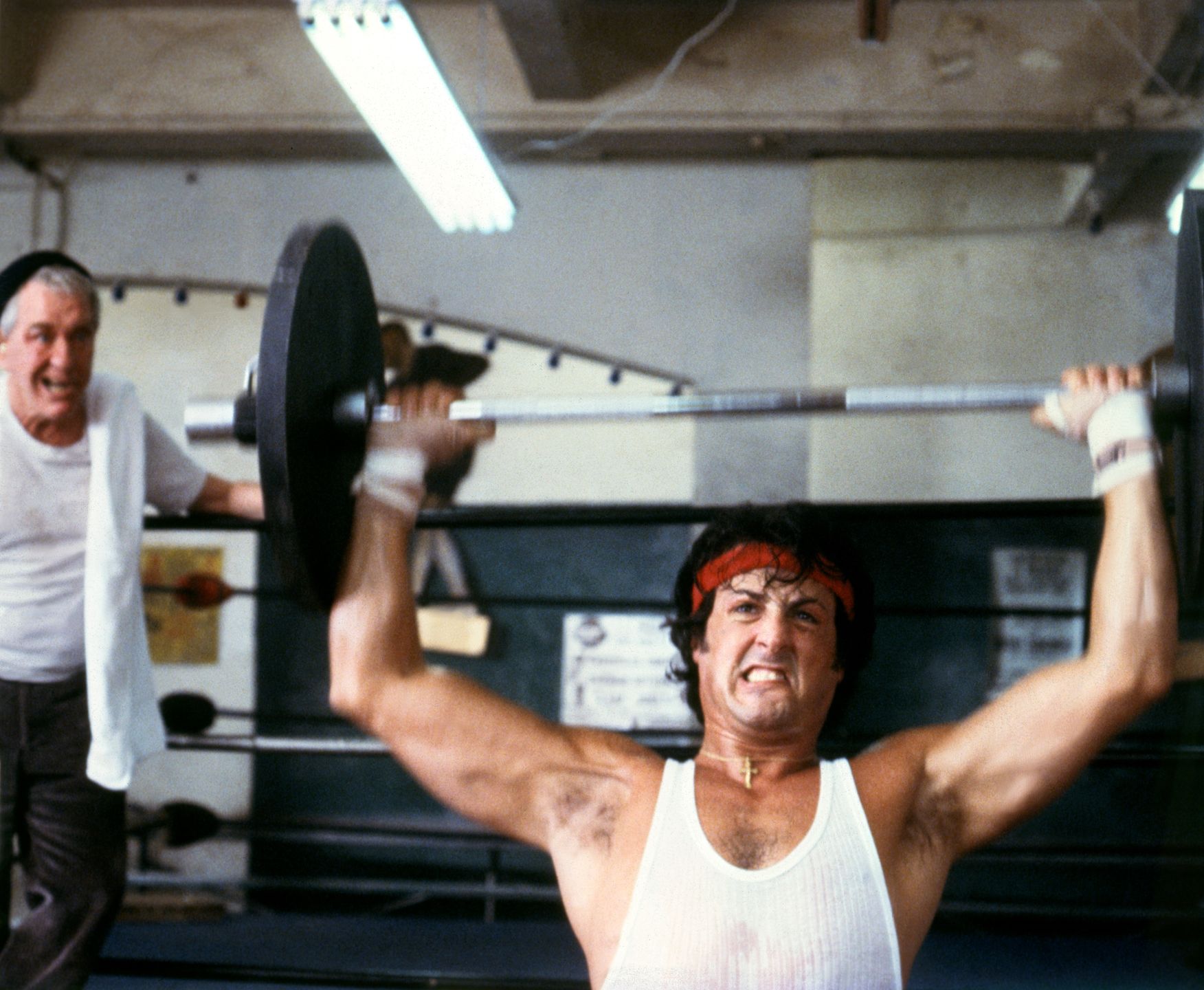 Kadr z filmu "Rocky II"