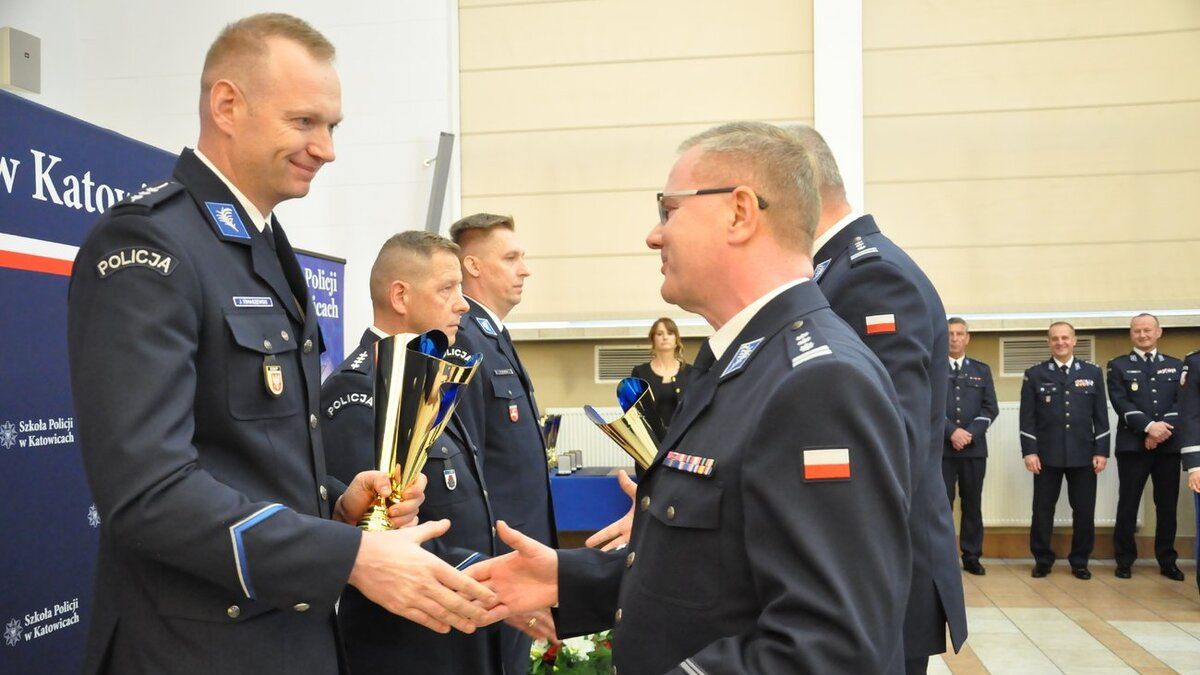 Starszy aspirant Jakub Tomaszewski z Komendy Miejskiej Policji w Płocku 