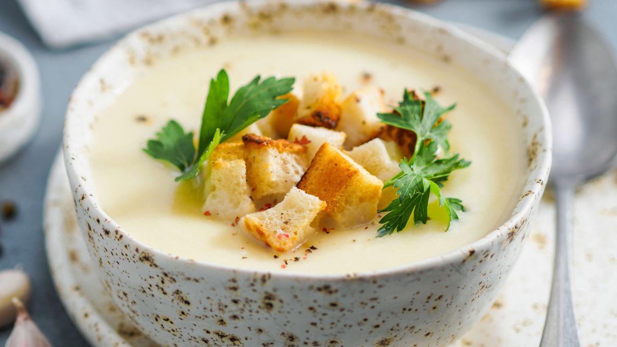 Kremowa zupa z bryndzy