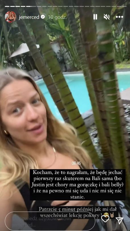 Jessica Mercedes miała wypadek na skuterze