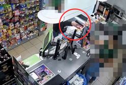 Groził ekspedientce i uciekł za granicę. Sprawca rozboju w Poznaniu nagrany