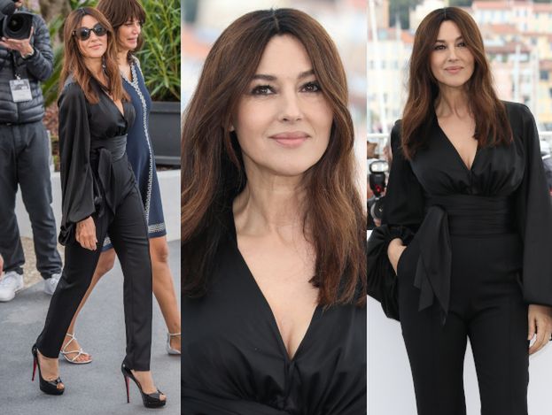 Cannes 2019: Zniewalająca Monica Bellucci promuje film w eleganckim kombinezonie