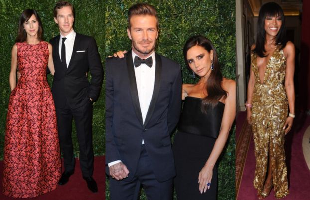 Beckhamowie, Naomi i Cumberbatch na imprezie w Londynie! (ZDJĘCIA)