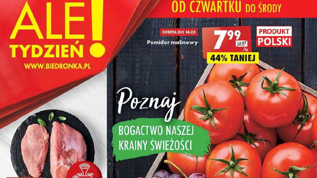 Biedronka gazetka od czwartku 12 maja [12.05]