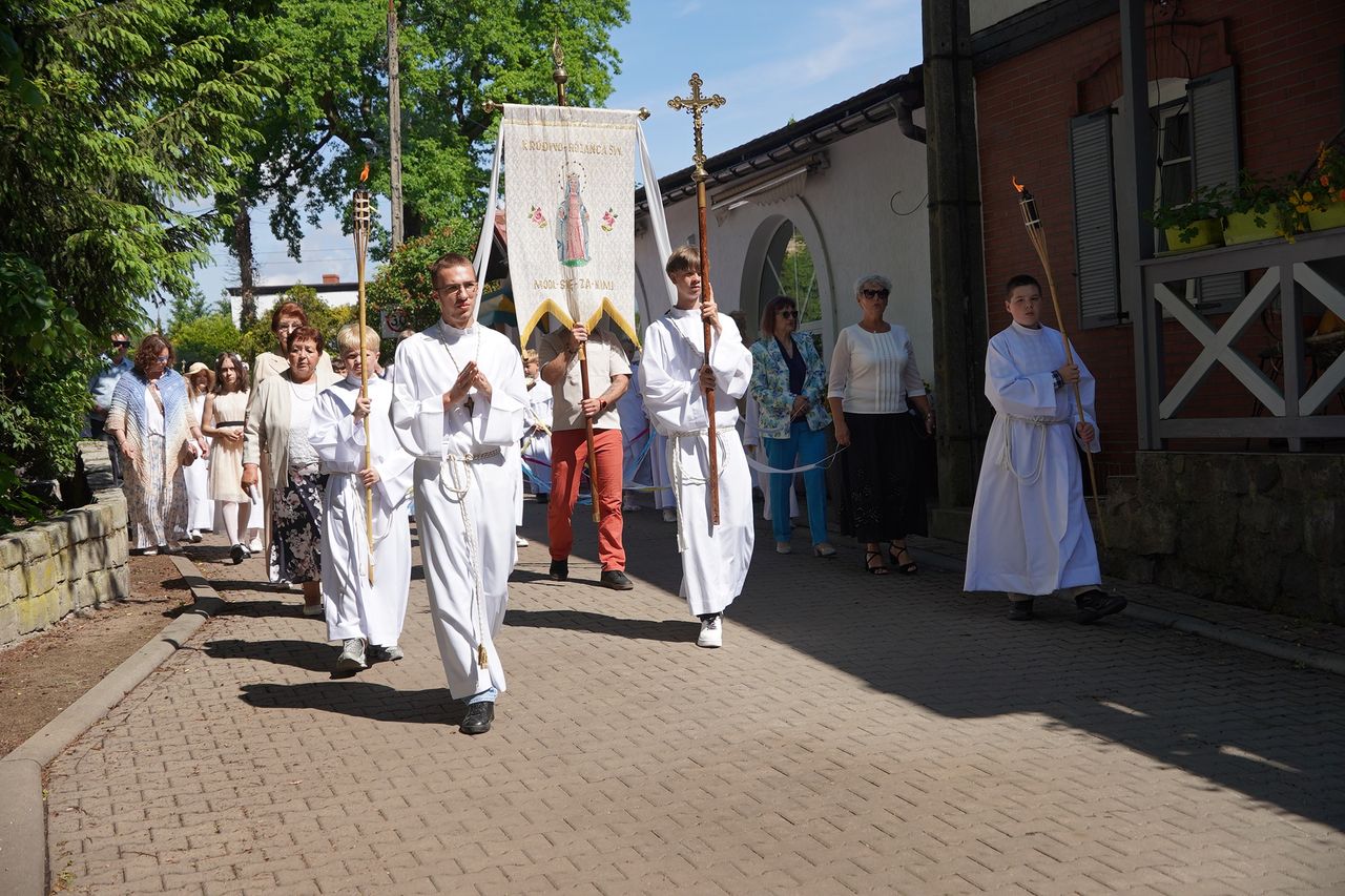 Boże Ciało, Procesja Parafia pw.  Św Rafała Kalinowskiego w Pile