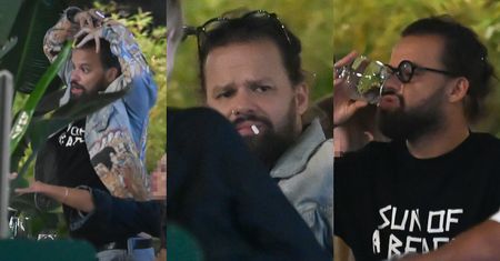 Zrelaksowany Michał Piróg dokazuje na mieście do drugiej w nocy