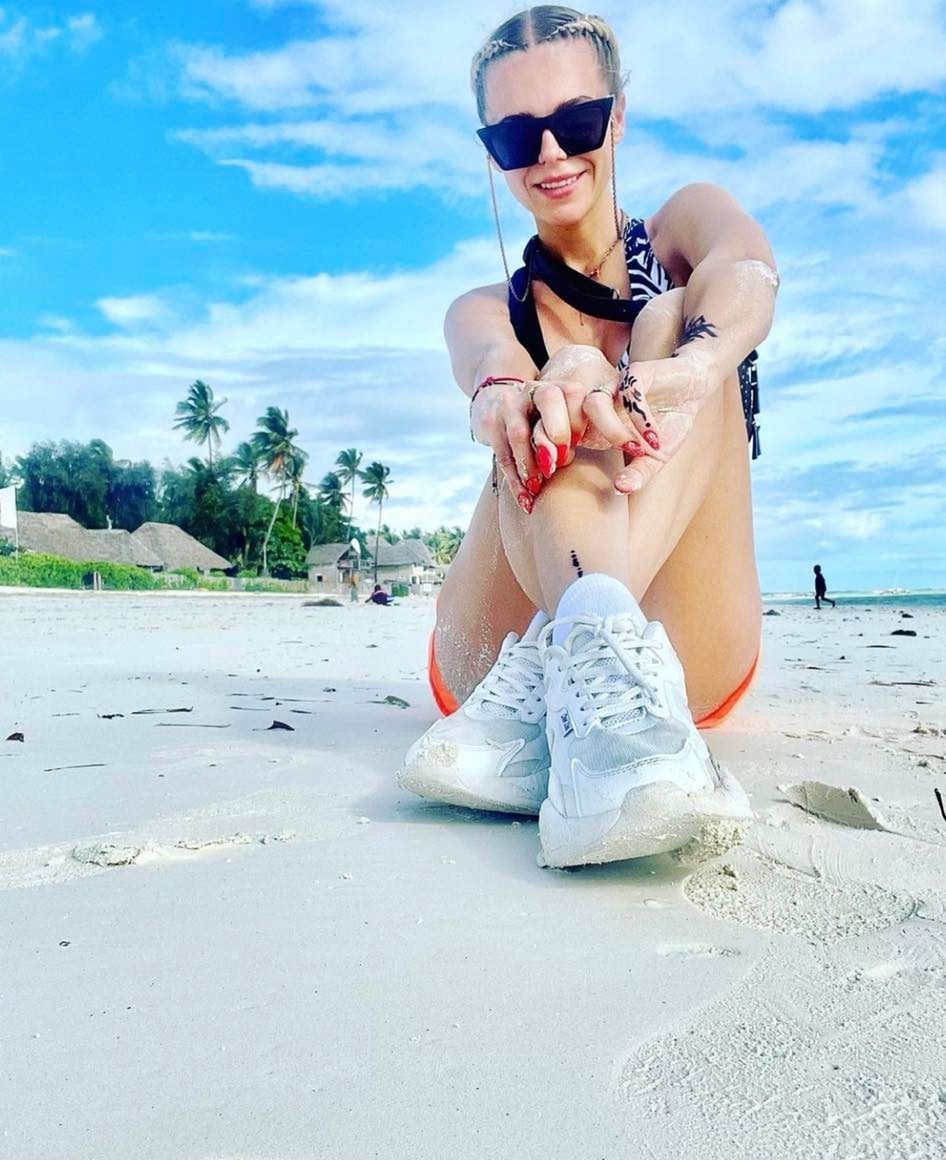 Żona Marcina Mroczka na Zanzibarze 