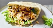 Pita z kurczakiem i warzywami