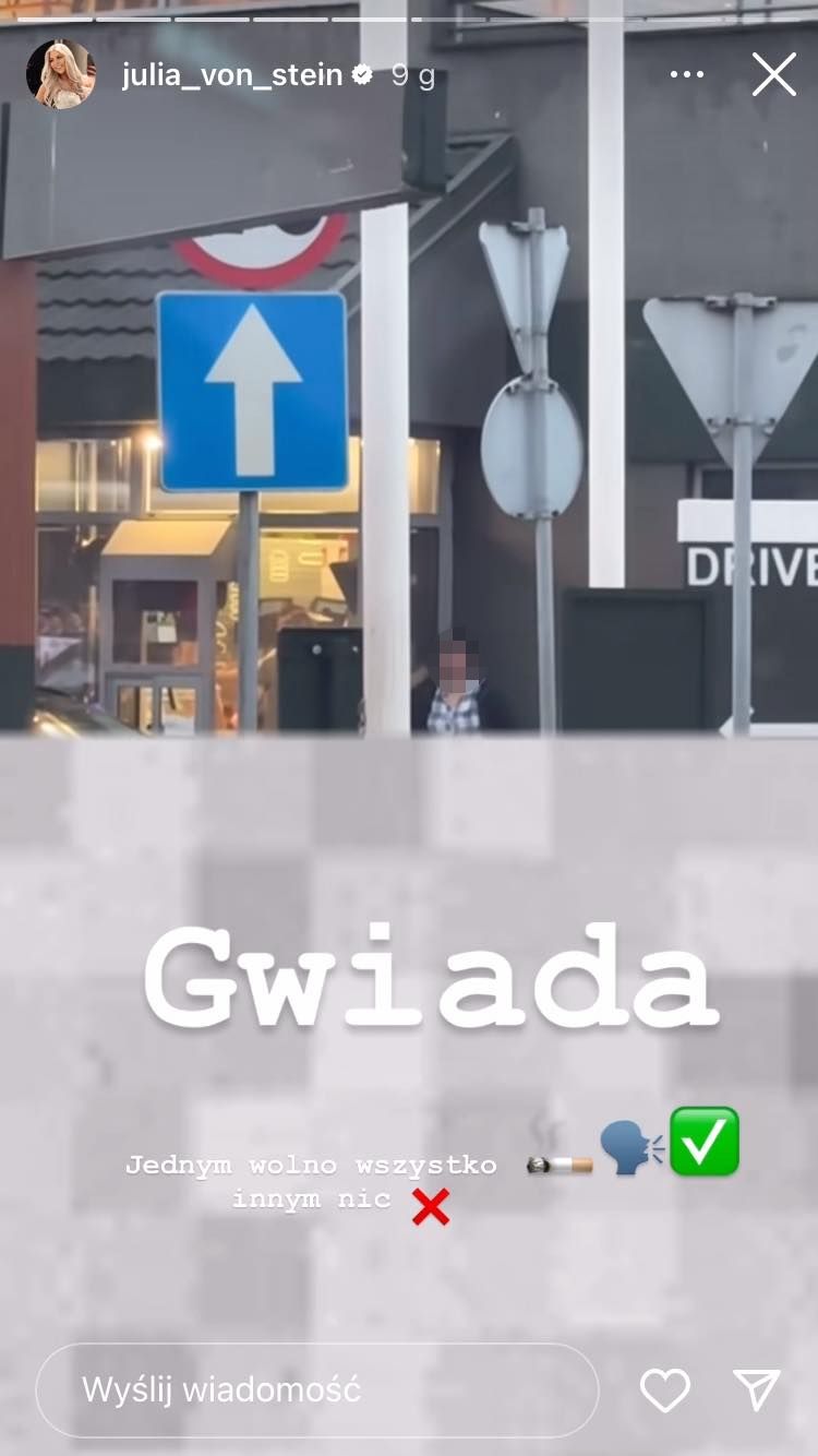 Julia von Stien zwyzywana przez kobietę w kryzysie bezdomności