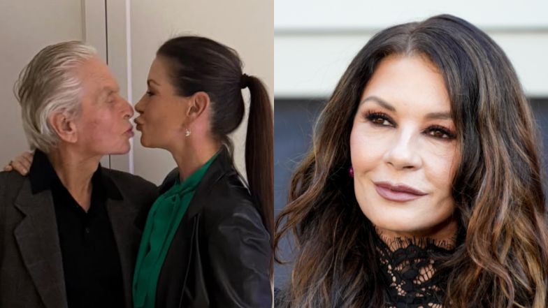 Catherine Zeta-Jones pochwaliła się całuśnym zdjęciem z mężem