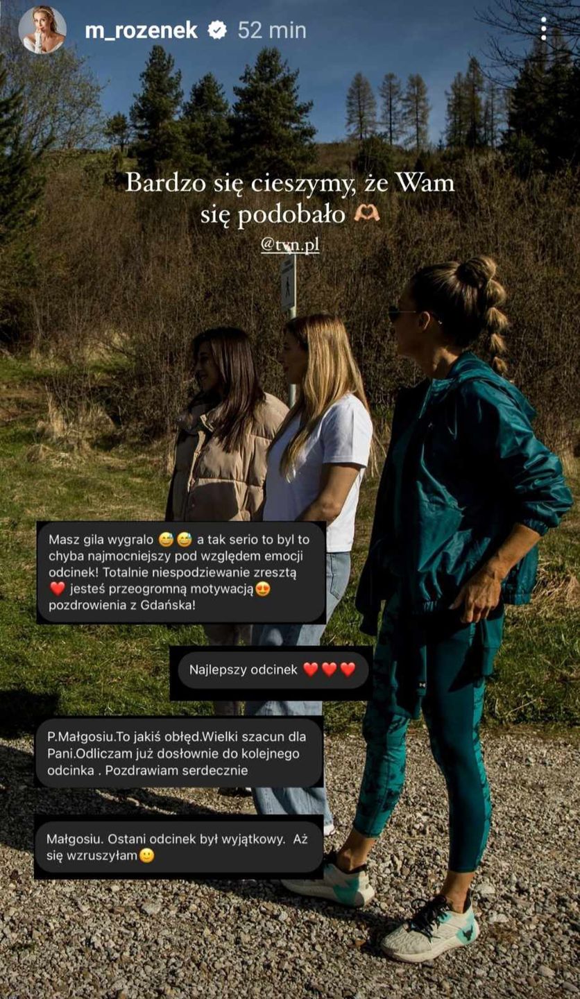 Małgorzata Rozenek na Instagramie