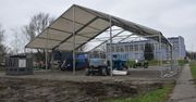 Tarnobrzeg: Trwa budowa lodowiska w nowej lokalizacji